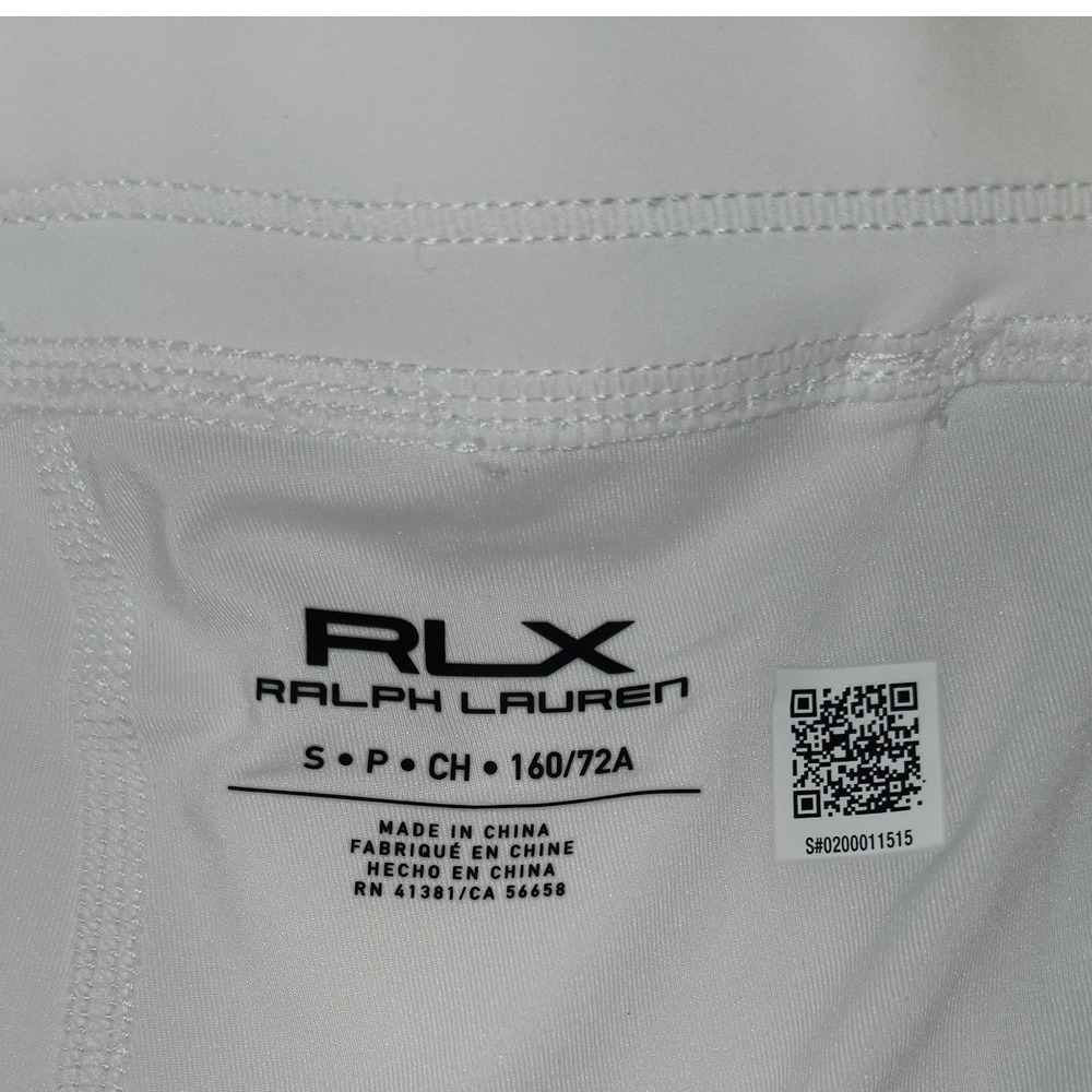 RLX Ralph Lauren Womens White Blue Golf Skort Built-in Shorts Size S NEW - Picture 4 of 4